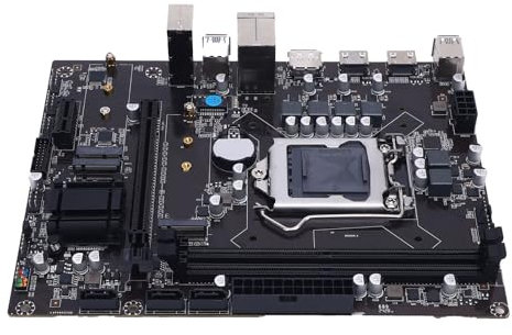 Computer Motherboard, H511 LGA1200 Gaming Motherboard DDR4 64GB Memory Serial ATA3.0x3 Motherboard with M.2 NVME WiFi Support for 10th 11th Gen Core I9 I7 I5 I3