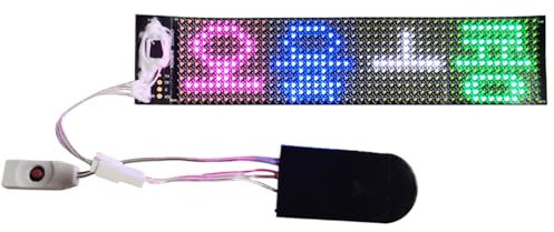 Écran LED pour voiture, écran pixel programmable, contrôle par application, panneau de défilement de message, panneau d'affichage de source lumineuse multifonctionnel pour fenêtre automatique, magasin