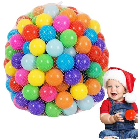 Genérico 7 Cm Bolas De Colores para Piscina Niño 50 Bolas para Piscina De Bolas para Niños Infantil Juguetes Pelotas De Parque A Prueba De Aplastamiento, Colores Brillantes Duraderas Y Seguras