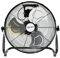 JooTech Bodenventilator | Ø40 cm | 3 Geschwindigkeitsstufen | 70 Watt | Windmaschine | Standlüfter | Raumkühler | Ventilator | Power Lüfter | Schwarz | Metall Ventilator