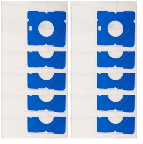 HEIBTENY 10 Staubsaugerbeutel geeignet für Koenic KVC 3221 A, 700, 7321, 7324, BC 7040, 7042, 7044, 7046, 7048, 7052, 7964, Hoogo B3+, Quigg VC23 G, Raven EO001
