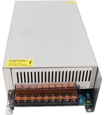 Oumefar Convertidor de Fuente de Alimentación 1200W, 100A 12V DC Voltaje Constante, AC 110V 220V Transformador de Entrada para Tira de Luz LED Impresora 3D Amplificador Radio