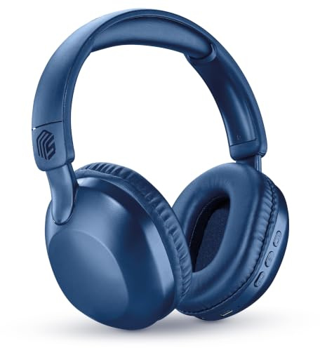 Music Sound cuffie wireless over-ear Easy con archetto regolabile, connessione Bluetooth, comandi e microfono integrati, un'autonomia di 30 ore e una porta jack da 3,5 mm