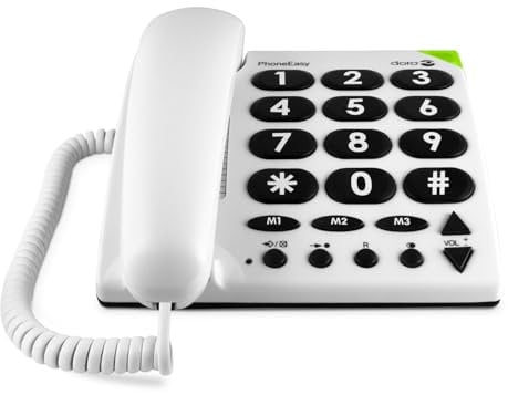 Doro BIG Button Telephone White 311C