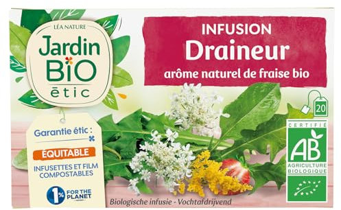 Jardin BiO étic - Infusion Draineur - bio - Thé, infusion et jus - Certifié AB - Sachet de 30g