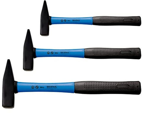 SW-Stahl, 50430L, Martello peen con fibra di vetro maniglia set 3 pezzi
