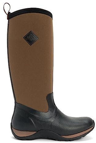 Muck Boots Damen Women's Arctic Adventure Gummistiefel, Schwarz (Black/tan)