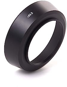 vhbw Paraluce compatibile con Nikon Nikkor AF 35mm f/2 D 52 mm obiettivo nero, metallo, rotondo
