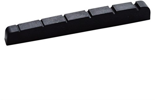 42mm Stratocaster/Telecaster Compatible Resin Guitar Nut - Black