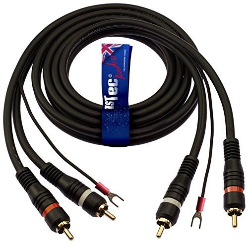 Cavi orientabili 1.55 Metre Full RCA + cavo di messa a terra.