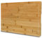 Großes Massives Bambus Schneidebrett Shunan I Holz-Brett Küche 45x30cm I Premium Qualität I Küchenbrett I Saftrille I Antibakterielles Schneidbrett I Hackbrett