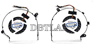 DBTLAP laptop fan Compatible For MSI GE72 GE62 PE60 PE70 GL62 GL72 CPU + GPU Cooling fan PAAD06015SL