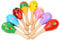 Toyvian Wooden Maracas Sand Hammer Baby Music Rattles Shaker Early Education Instrument Toy for Babies Kids Children(Random Color Pattern) 5pcs