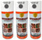H HANSEL HOME Pintura Spray Antioxidante Gris Oscuro 400 Ml - Pack de 3 Unidades
