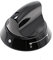 sparefixd for Hotpoint Cooker Electric Hob Temperature Control Knob Dial Black