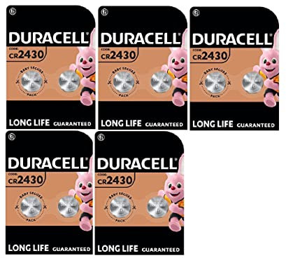 10X Duracell Cr 2430 Lithium (5 Blister Da 2 Batterie) 10 Pile
