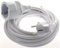 Verlängerungskabel Schuko-Verlängerung Schutzkontakt H05VV-F 3X1,5mm² IP20 Innenbereich Stromkabel mit Kindersicherung in schwarz/weiß 1-25m, Farbe/Länge:Weiß / 1m