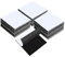 Uikro Nastro adesivo con velcro, 10 x 10 cm, resistente, per uso interno ed esterno, confezione da 36