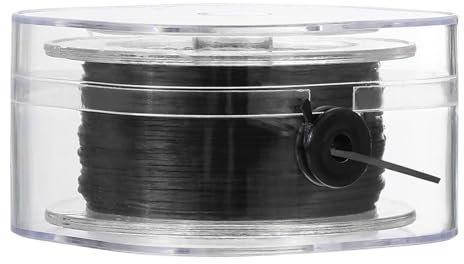 PATIKIL Elastic String for Bracelets, 0.8mm x 98-Yard Stretchy Bracelet String Stretch Bead Cord for Seed Beads, Jewelry and Bracelets Making, Black