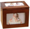 Vituord Caja De Madera para Fotos, Caja De Almacenamiento para Álbumes con 5 Álbumes Extraíbles, Cubo para Insertar Marcos De Fotos, para Fotos De 6 X 4 Pulgadas, Puede Contener 100 Fotos