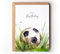 Paperlane by Essi Fußball Geburtstagskarte für Kinder, coole Kicker Glückwunschkarte DIN A6 für Jungen, Grußkarte Happy Birthday für Fußballfans Aquarell Kindergeburtstag (1 Klappkarte mit Umschlag)
