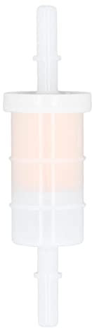 Baxnore Kraftstofffilterrohr, durchscheinender Inline-Kraftstofffilter, leichter Außenbord-Benzinfilter, Ersatz-Inline-Außenbordgasfilter für Inline-Filter