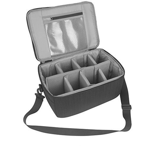 Koolertron Camera Bag, Waterproof Shockproof DSLR Camera Single Bag, Adjustable Shoulder, Camera Equipment Case Travel Shoulder Handbag, for Camera and Lenses