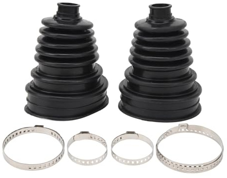 CV Boot Kit, 2-teiliges Universal Silikon Split Design | Silikon, Geteilte Bauform, mit Klemmen, Antriebswellenmanschette, Gelenkwellen Kompatibel, für Pkw, Universell