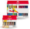 ROYAL TALENS Amsterdam Standard Series Lot de 24 peintures acryliques de 20 ml + 6 x 20 ml de couleurs métallisées