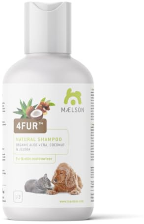 Maelson 4FUR Bio Aloe Vera, Kokosnuss & Jojoba 250 ml - Shampoo für Hunde und Katzen