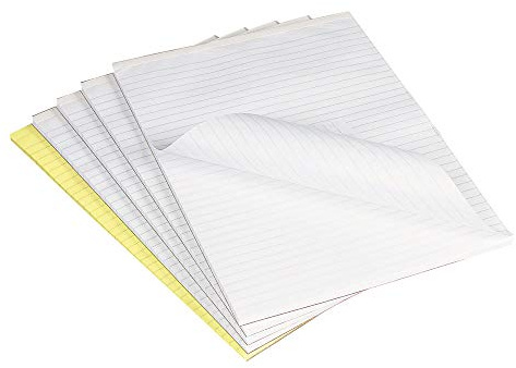 Q-Connect Feint Ruled Board Back Memo Pad 160 Pages A4 (Pack of 10) -A