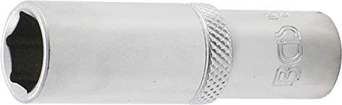 BGS 10533 | Llave de vaso hexagonal, larga | entrada 10 mm (3/8) | 13 mm