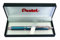 Pentel BL407S-BOX EnerGel Liquid-Gel-Roller Sterling mit matt-blau Gehäuse, Strichstärke 0.35 mm, Kugeldurchmesser 0.7 mm, schwarz, 1 Stück (1er Pack)