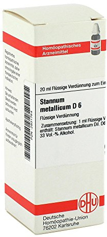 STANNUM METALLICUM D 6 Dilution 20 ml