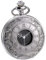 Klassische Quarz Taschenuhr mit römischen Ziffern Skala und Kettengürtel