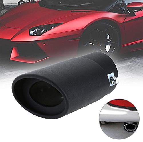 Auspuffrohr 62mm Edelstahl Blende Auspufftopf Auto End Endschalldämpfer Schwanz Schalldämpfer Universal