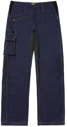 CAT Men's Operator Flex Work Pants Featuring Stretch Fabric, Cargo Pocket, and Bootcut Leg Opening Work Utility Pants