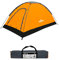 Milestone Camping 18829 Dome Tent/Sleeps 1 Person/Water Resistant/Portable Carry Bag Included/Double Zipper Door & Mesh Window / 100cm x 120cm x 200cm