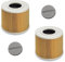 Lot de 2 filtres à cartouche avec vis de fermeture pour Kärcher 6.414-789 6.414-789.0 NT 27/1 ME Professional NT 48/1 TE Professional NT 27/1 ME 1.428-101.0 NT 27/1 ME Professional 1.428-106.0