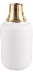 PT Vase Shine Eisen Emaille weiß M, D. 14 cm, H. 28 cm