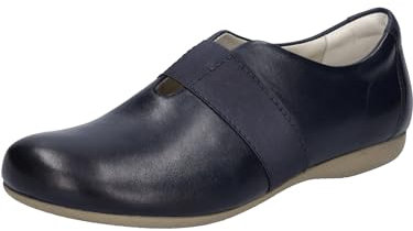Josef Seibel Damen Slipper Fiona 81, Frauen Slip On,Weite G (Normal),Halbschuhe,Schlupfschuhe,schluepfschuhe,Loafer,Slides,Ocean,38 EU
