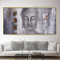 Große Poster Leinwand Kunst Buddha Gemälde Wandkunst Bilder für Wohnzimmer Moderne Kunst drucken dekorative Bilder 70x150cm Kein Rahmen