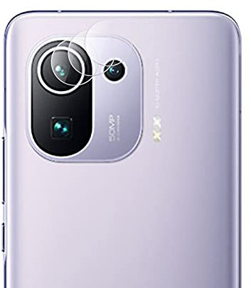 ROVLAK Schutzfolie Kamera Objektive Gehärtetes Glas Kompatibel mit Xiaomi Mi 11 Pro Kamera Displayschutzfolie 3-Pack Kratzfest Explosionsgeschütztes Gehärtetes Kameraobjektiv Schutzfolie