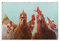 SHUUG Poster mit Huhn für Abendessen, dekoratives Gemälde, Leinwand, Wandkunst, Wohnzimmer, Poster, Schlafzimmer, Gemälde, 40 x 60 cm