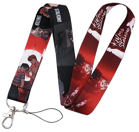 Pinstant Schlüsselband, Manhwa, Comic, Manga, Koogi, Yoon, Bum, Oh Sangwoo, 45 cm, Halsband, Schlüsselanhänger, Ausweishalter, Handy-Pin-Strap