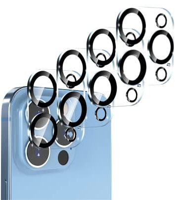 IOPYKKOA Lot de 3 films de protection pour appareil photo stéréoscopiques 3D compatibles avec iPhone 14 Pro/iPhone 14 Pro Max, anti-rayures, dureté 9H, HD, protection complète de l'appareil photo.