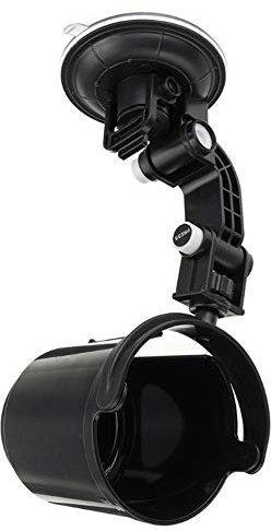Akozon Car Cup Halter, Auto Cup Stand Auto Getränke Halter Auto Tasse Halterung Einstellbare Saugnapf Getränke Getränke für Auto Wasser Cup Stand