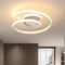 Comely 36W 4000LM Deckenleuchte Modern, Kreative Spirale Form Deckenlampe, 3000K Warmweiß Deckenleuchte aus Aluminium LED Lampe Weiß für Wohnzimmer Schlafzimmer Küche Flur