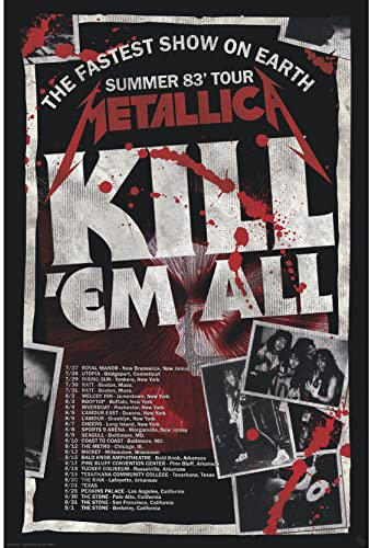 GB Eye - METALLICA Poster Kill'Em All 83 Tour (91,5 x 61 cm)