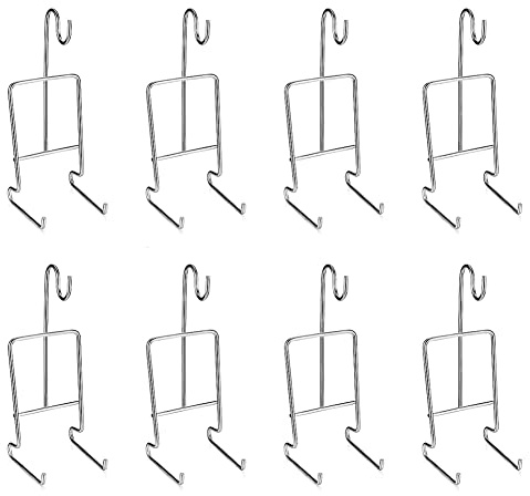 Graootoly 8Pcs Tea Cup and Saucer Display Stand Holder Tea Cup Holder Display Coffee Mug Organizer
